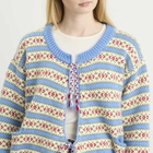 Bode Women's Wedgewood Wool Cardigan in Multi