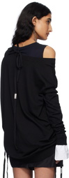 Ann Demeulemeester Black Helle High-Comfort Sweater