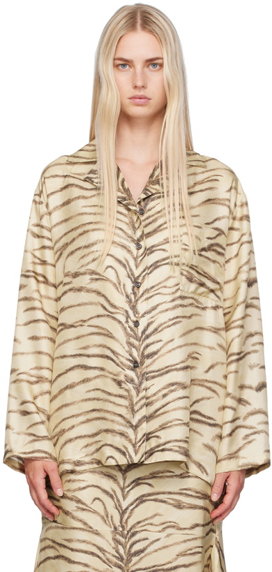 Photo: Stella McCartney Beige Tiger Shirt