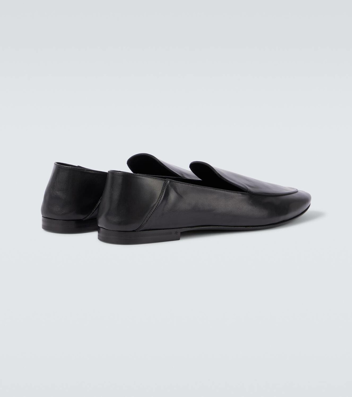 Saint Laurent Alain leather slippers