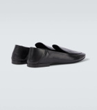 Saint Laurent Alain leather slippers