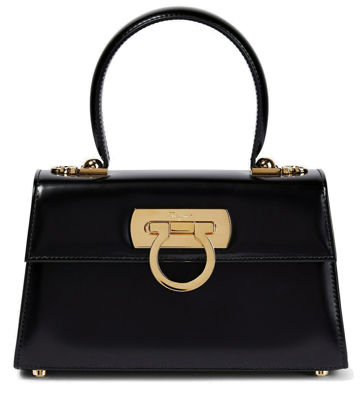 Ferragamo - Gancini Small leather tote bag Salvatore Ferragamo