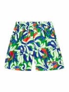 Marni - No Vacancy Inn Straight-Leg Long-Length Printed Swim Shorts - Green