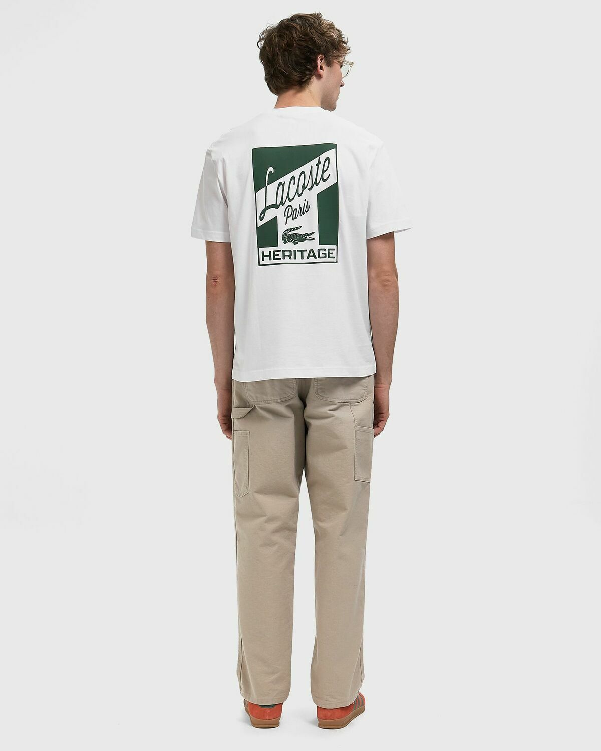 Lacoste T-Shirt White Mens Shortsleefe