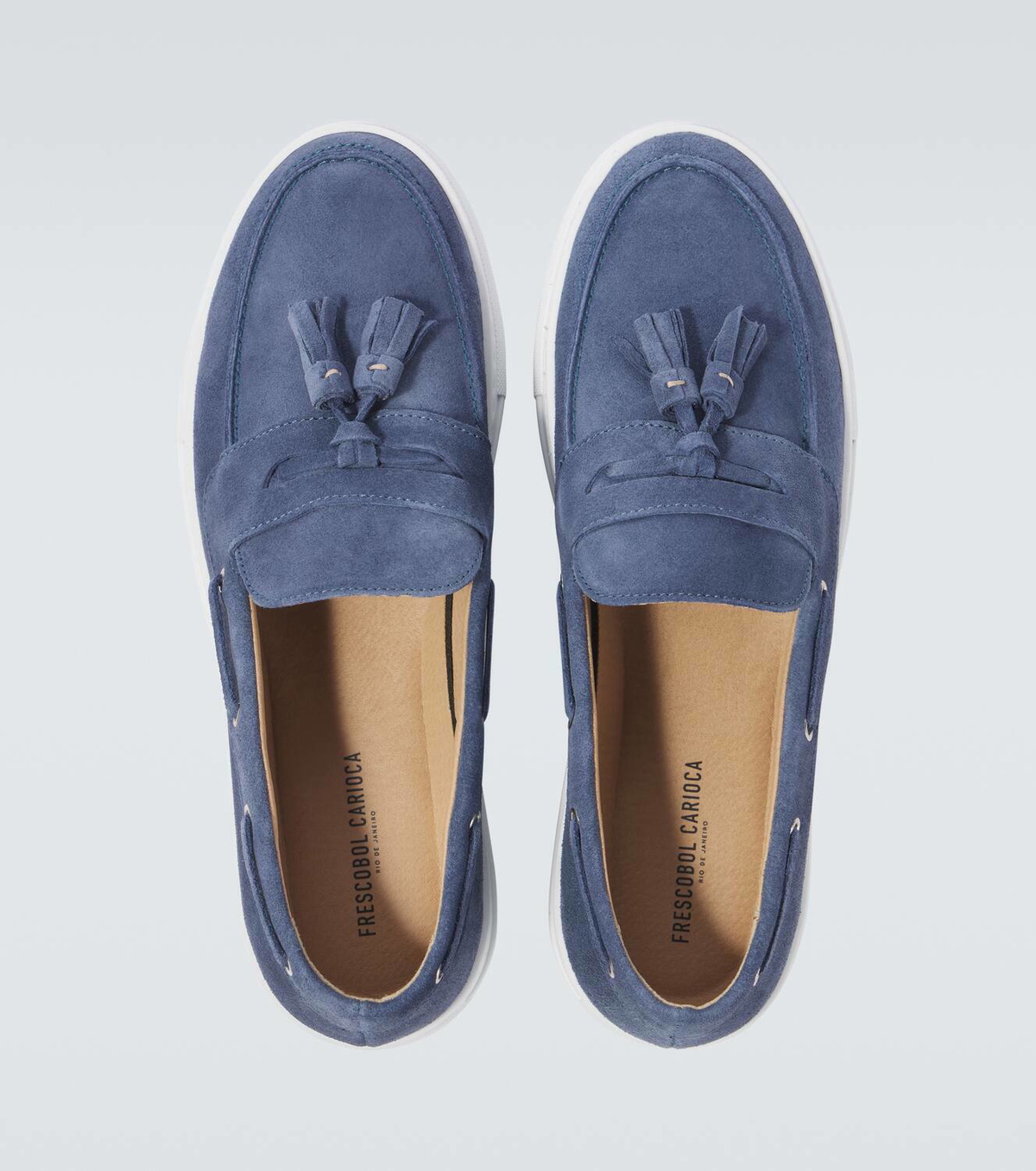 Frescobol Carioca Monta suede boat shoes