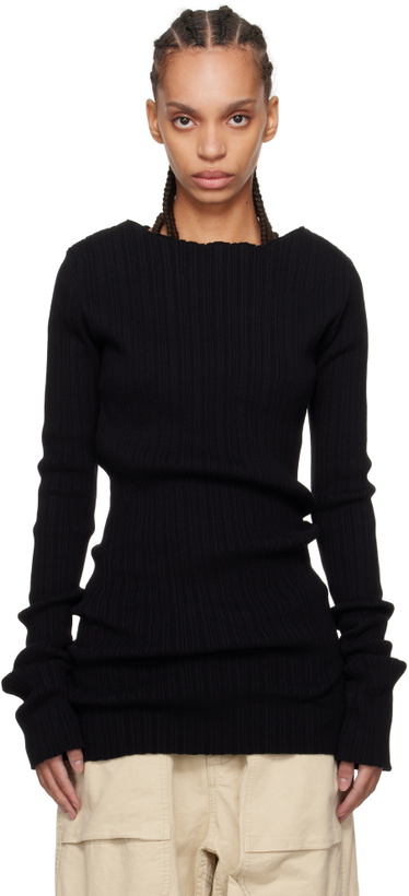 Photo: Entire Studios Black Arches Sweater