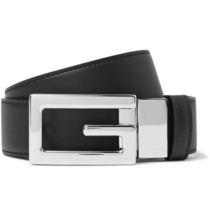 Photo: GUCCI - 3.5cm Reversible Leather Belt - Black