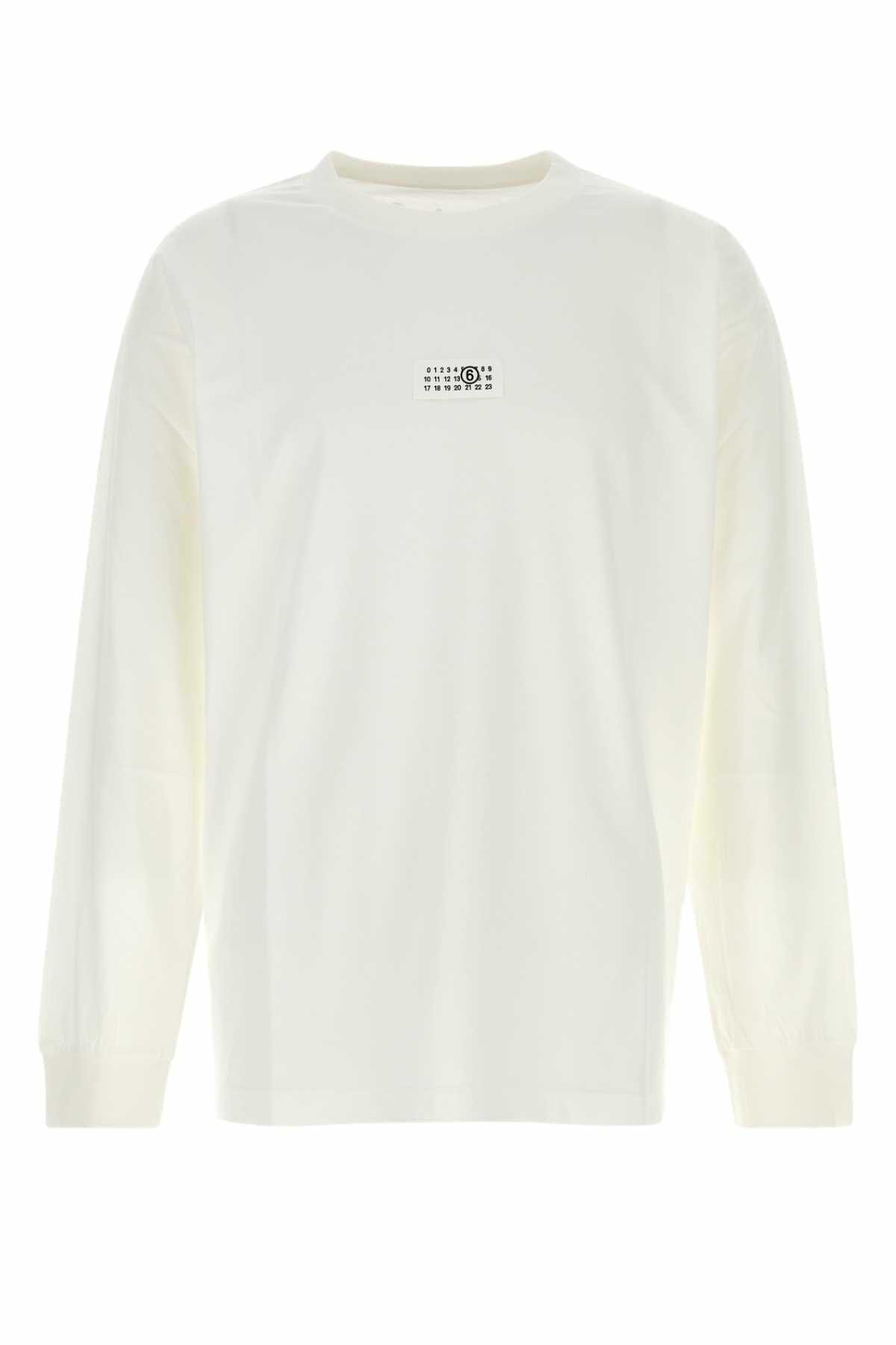 MM6 Maison Margiela Men's Lost My Pet T-Shirt in Optic White