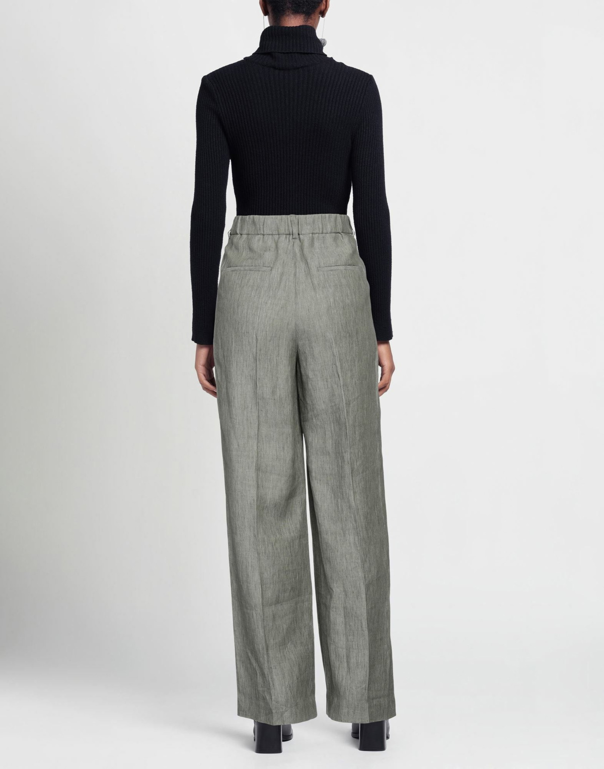 Peserico Easy Womens Pants in Grey