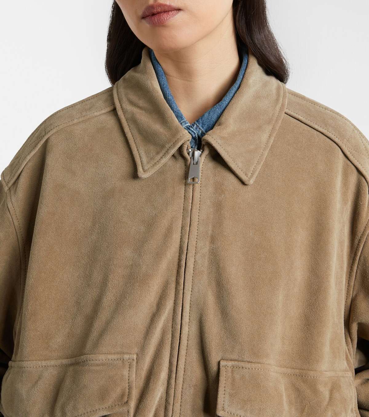 Citizens of Humanity Vivienne suede blouson jacket