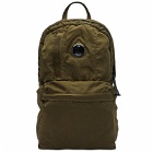 C.P. Company Men's Lens Backpack in Ivy Green