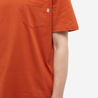 Wood Wood Men's Bobby Pocket T-Shirt in Rust