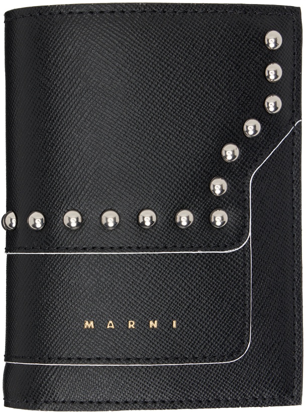 Photo: Marni Black Studded Bifold Wallet