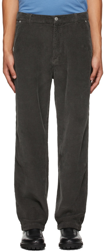 Photo: Kenzo Grey Corduroy Carpenter Trousers