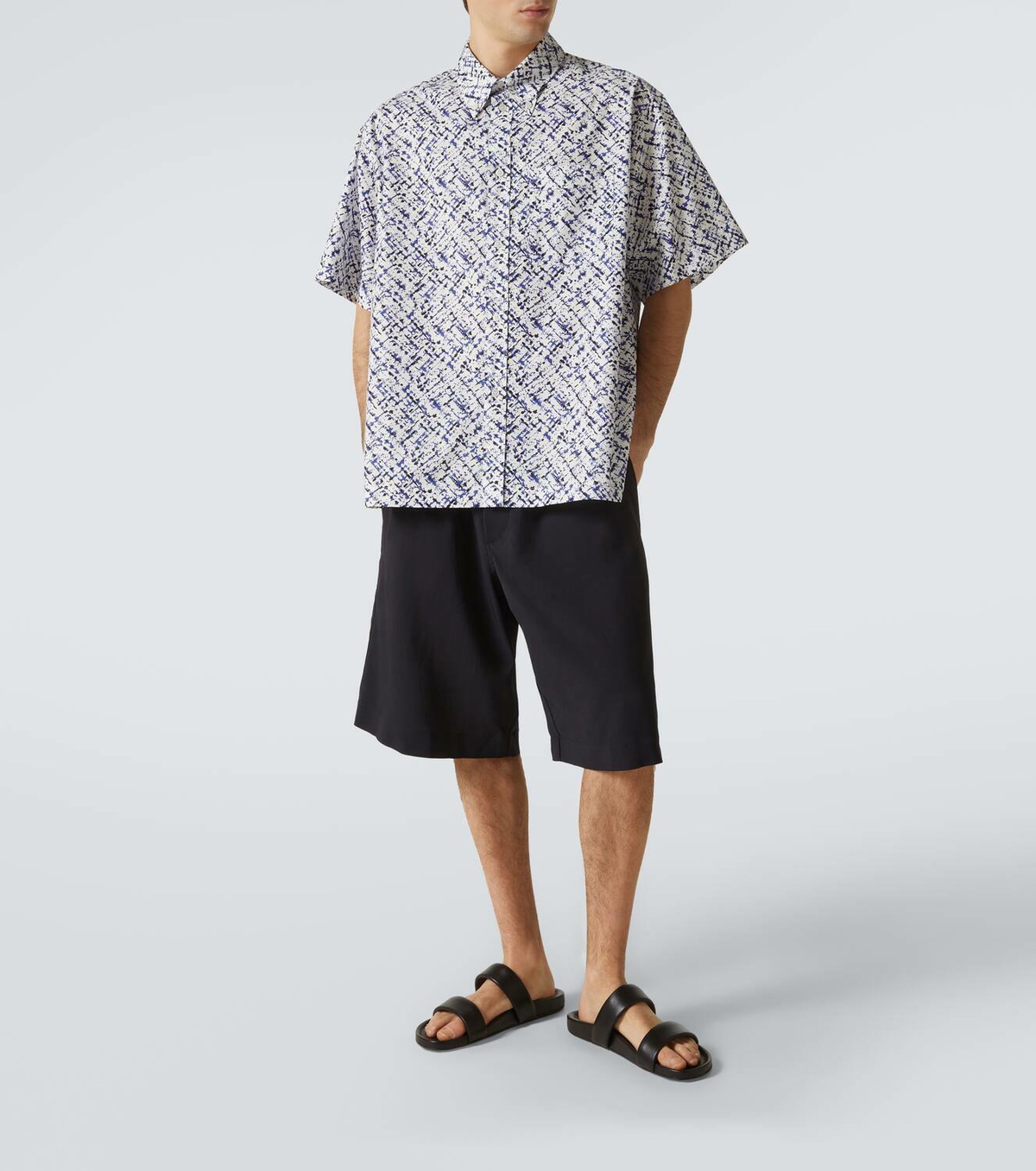 Plan C Printed cotton shirt