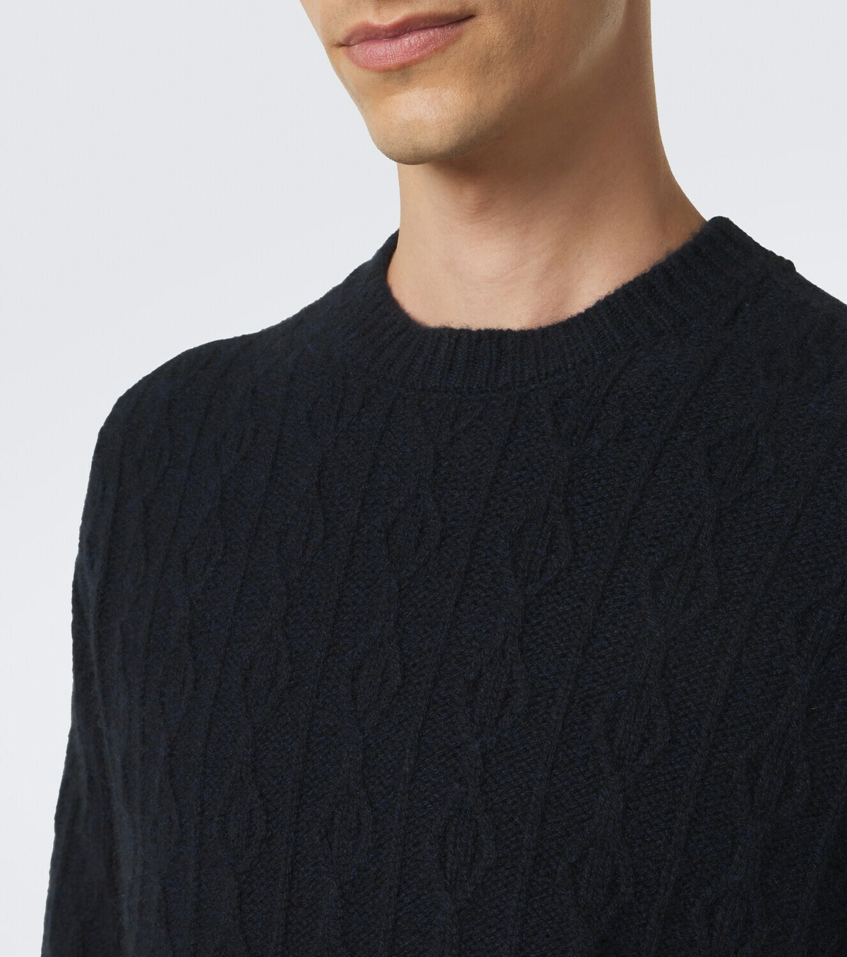 The Row Nanni cable-knit cashmere sweater