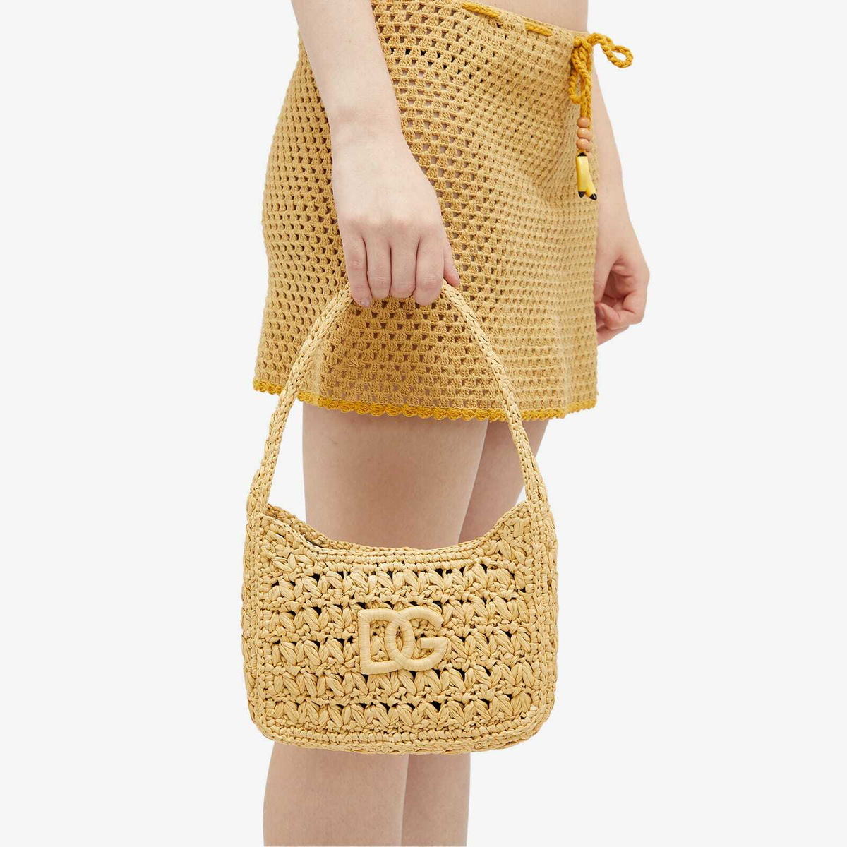 Dolce & Gabbana Women's Mini Raffia Bag in Shoulder Dolce & Gabbana