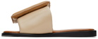 BOYY Beige Puffy Flat Sandals