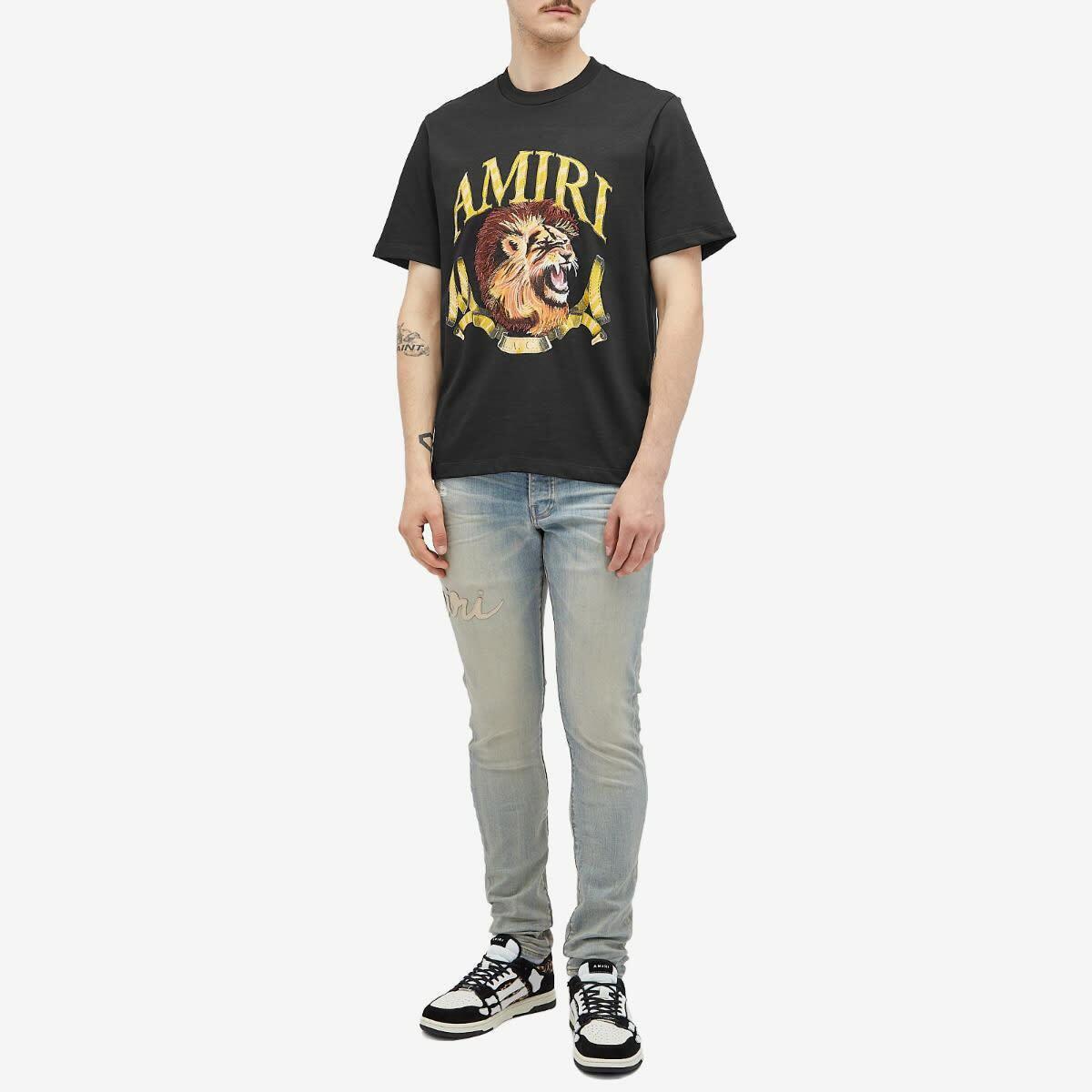 AMIRI Men's Lion T-Shirt in Black Amiri