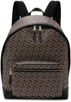 Burberry Black & Orange Monogram Backpack