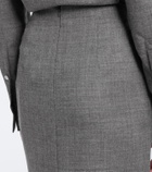 Tove Hope virgin wool midi skirt