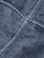 MR P. - Resist-Dyed Cotton and Linen-Blend Blouson Jacket - Blue - M