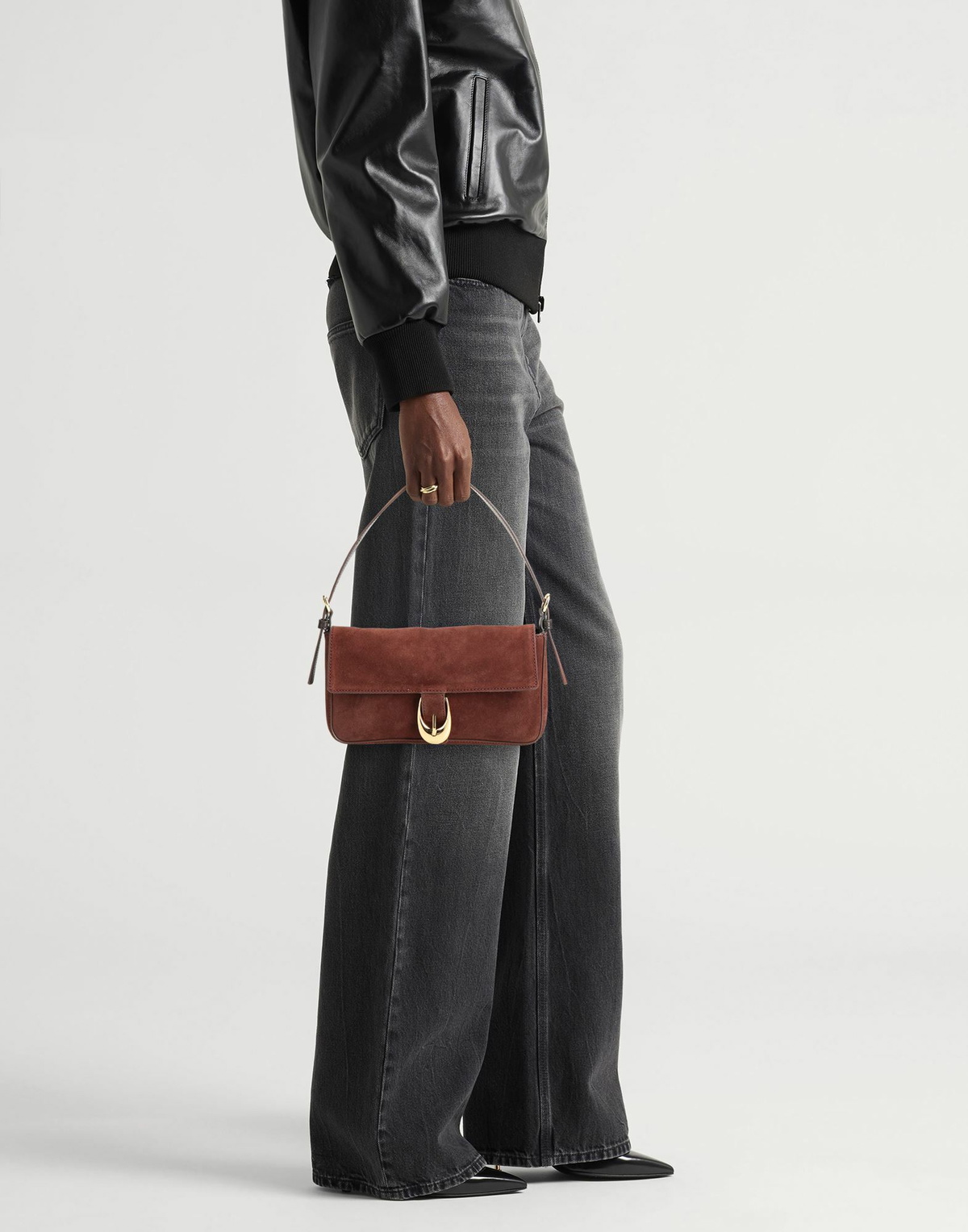 Staud Womens Shoulder bag in Brown
