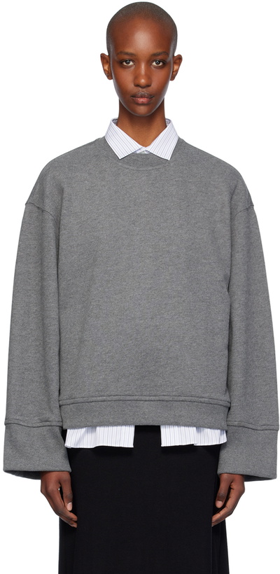 Photo: The Frankie Shop Gray Talia Sweatshirt