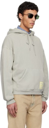Axel Arigato Taupe Patch Washed Hoodie