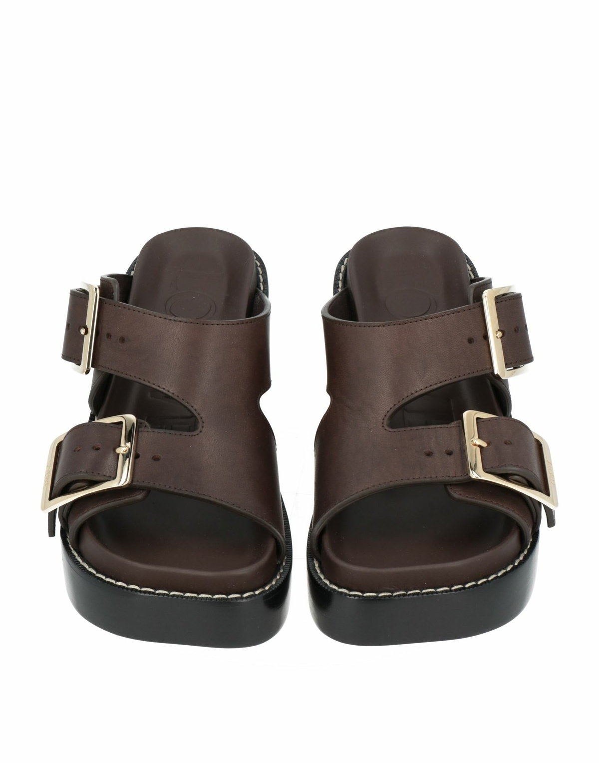 Loewe Womens Sandals Dark in Brown