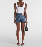 Valentino Toile Iconographe denim shorts