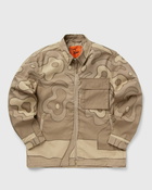 By Parra Fruit Tree Camo Shirt Jacket Beige Overshirts