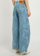 A.W.A.K.E Mode Washed Barrel-leg Jeans Indigo