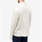 MHL by Margaret Howell Men's High Neck T-Shirt in Off White