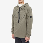 C.P. Company Men's Quarter Zip Anorak in Thyme