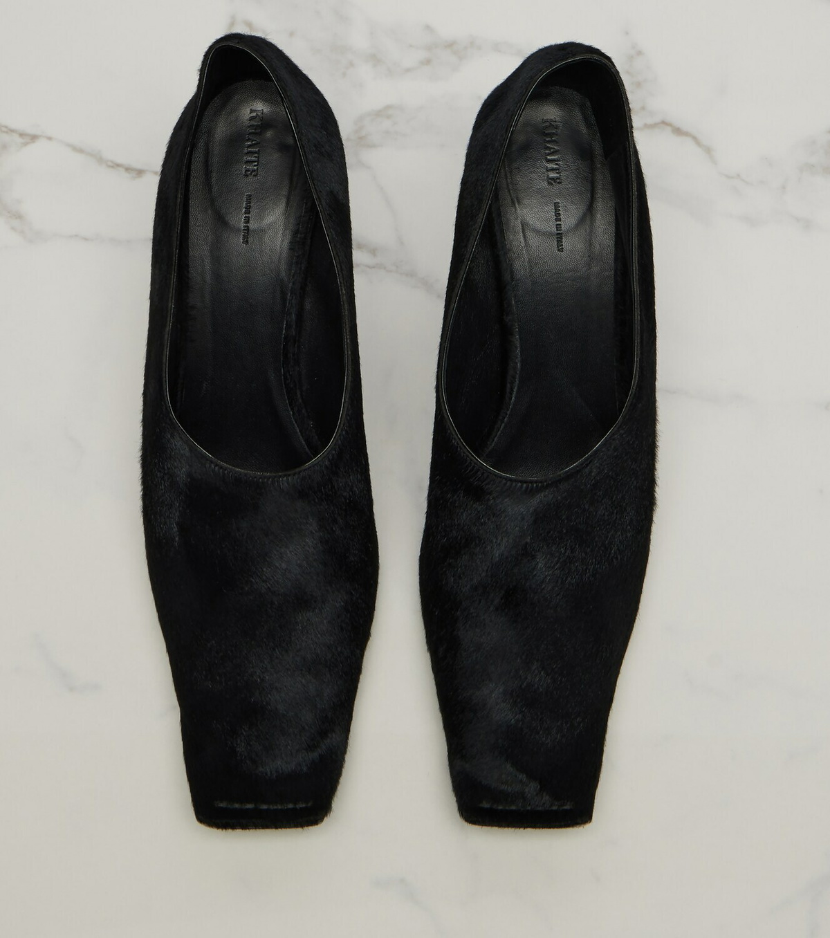 Khaite Marlene calf hair pumps