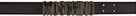 Moschino Black Fantasy Print Belt