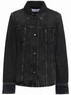 FERRAGAMO - Fitted Denim Shirt Jacket