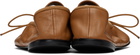 Proenza Schouler Tan Glove Mary Jane Ballerina Flats