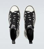 Amiri Court checked high-top sneakers