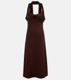 Rebecca Vallance Isla scarf-detail midi dress