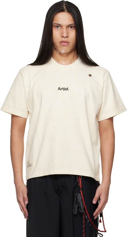 Photo: Song for the Mute Off-White Birkenstock Edition 'The Artist' Aged T-shirt