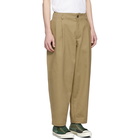 Comme des Garcons Shirt Beige Workstitch Trousers