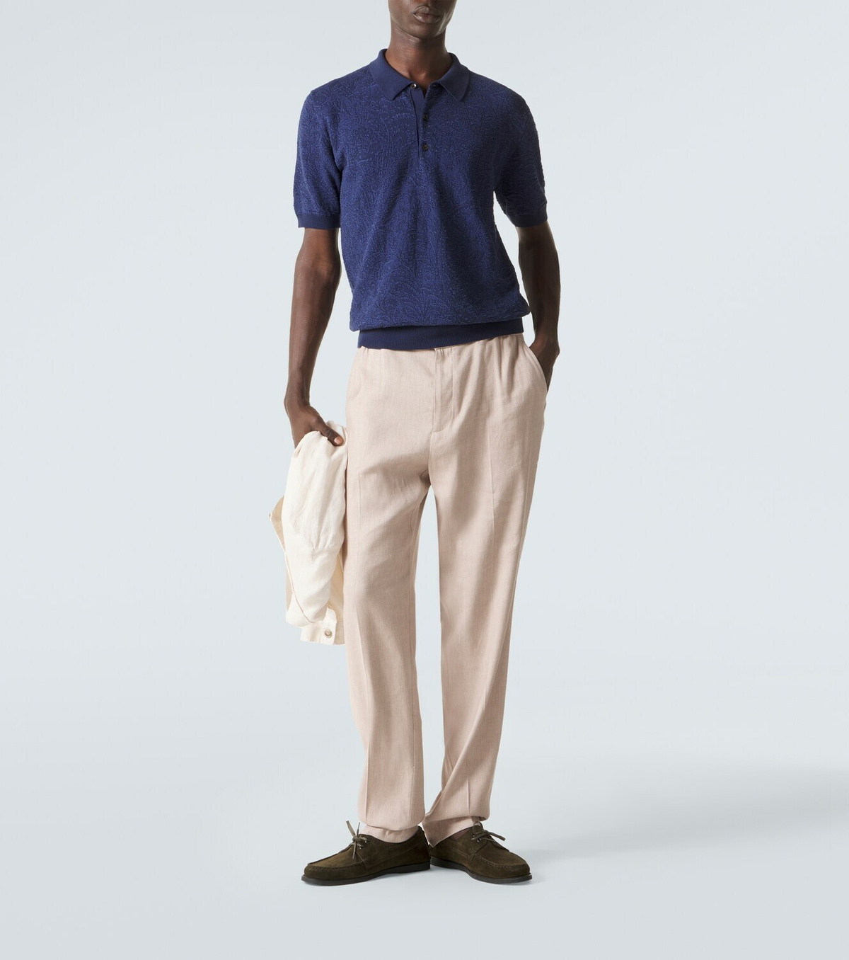 Etro Linen-blend sweatpants