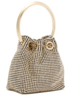 Jimmy Choo Bon Bon Micro Crystal-embellished Bucket bag - Gold - One Size