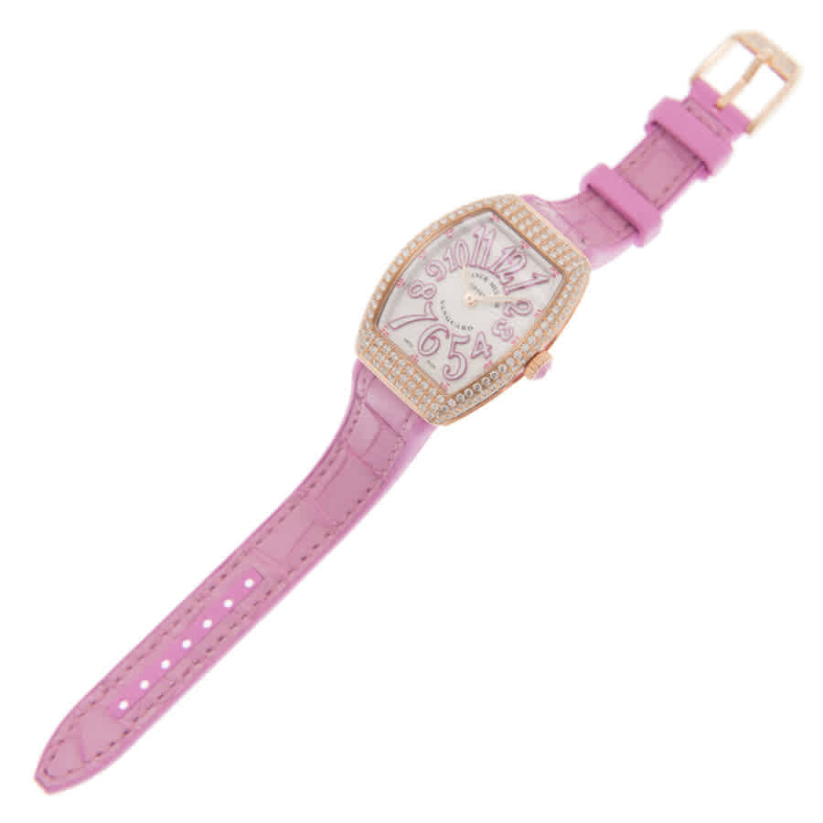 Franck Muller Vanguard Quartz Diamond White Dial Unisex Watch V 29 QZ D (5N.RS)