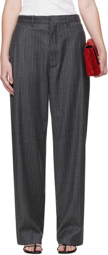 Photo: R2W Gray Lopez Striped Trousers
