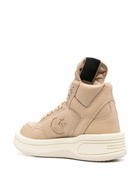 Rick Owens DRKSHDW X Converse Beige High-Top Sneakers