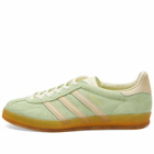 Adidas Gazelle Indoor Sneakers in Semi Green Spark/Almost Yellow/Cream White