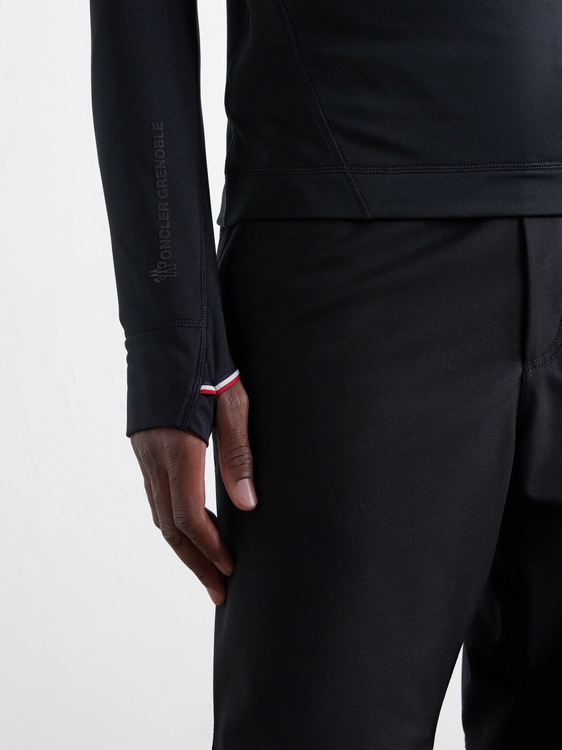 Moncler Grenoble - Polartec® Power Grid™ Jersey Base Layer - Black